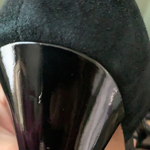 𝅺WHITE HOUSE BLACK MARKET D’Orsay Suede/Patent Heel - Picture 12 of 16